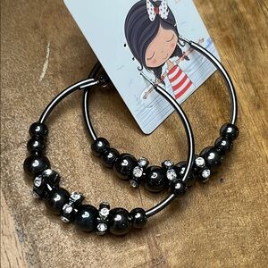 Beaded Hoops-NEW